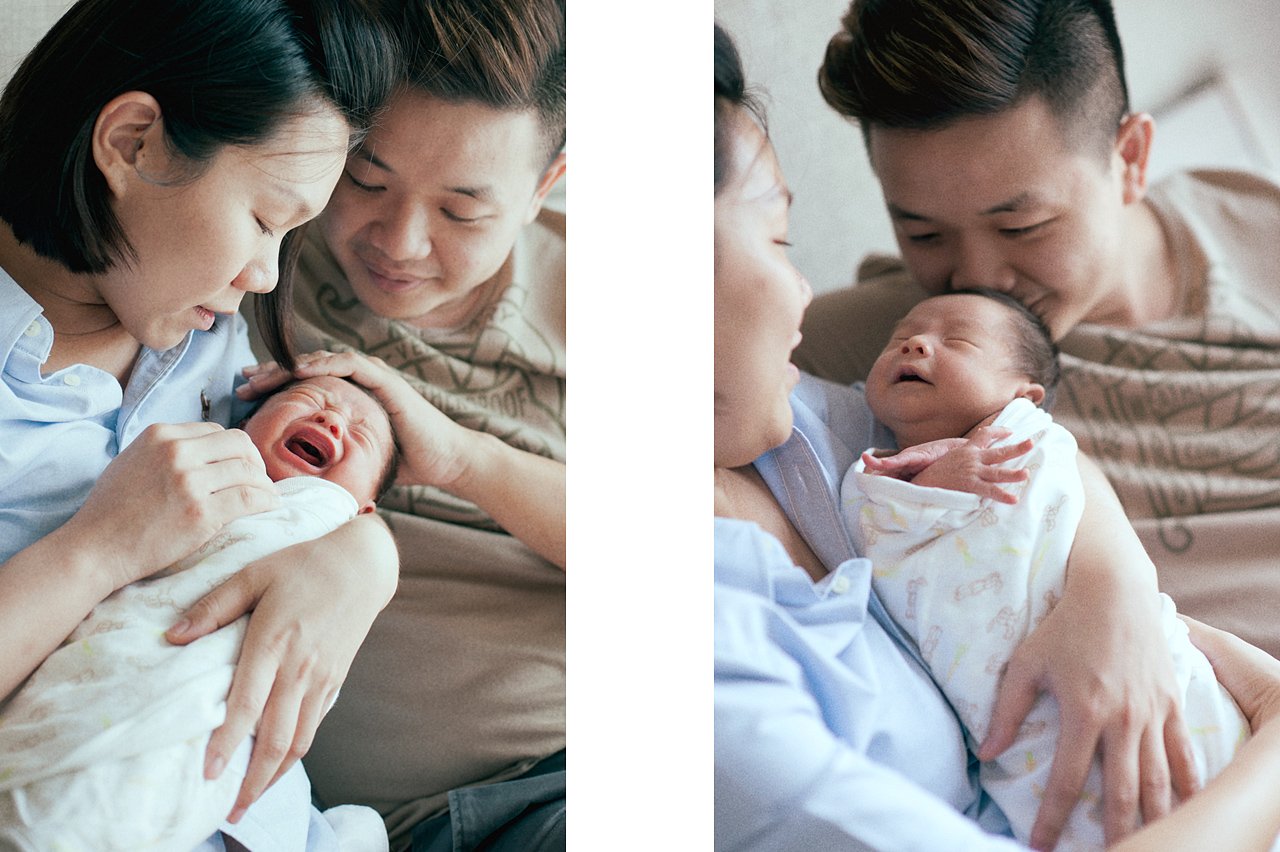 Newborn portrait of Aiden