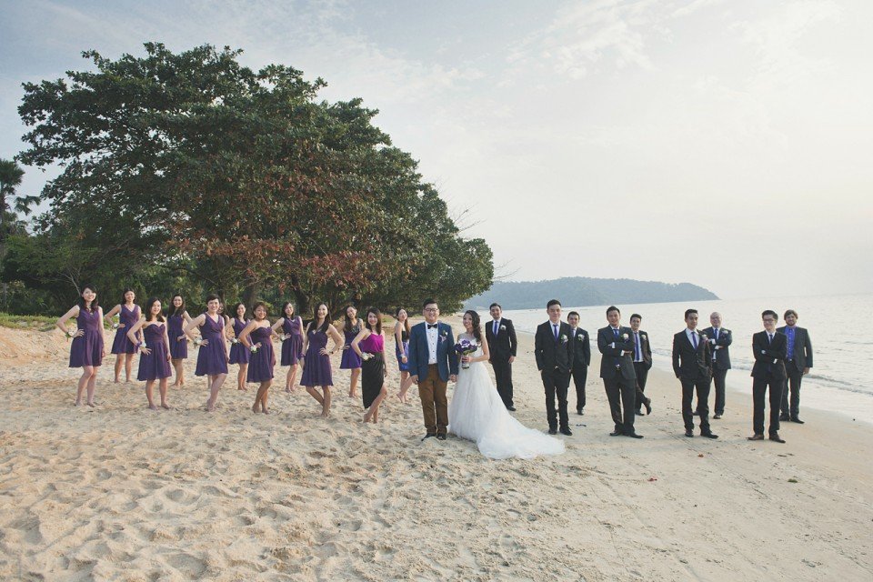 Beach wedding photographer at Thistle Porti Dickson by Glance Photography Studio