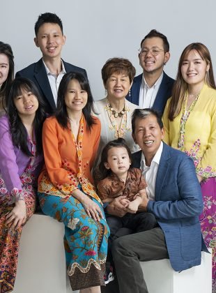 family studio portrait
