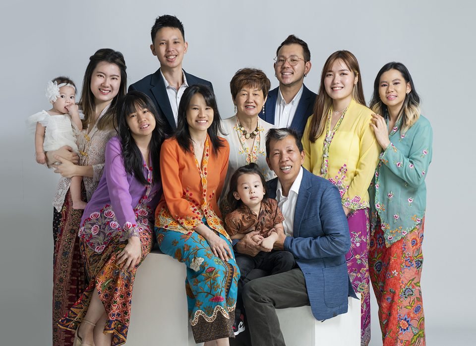 family studio portrait